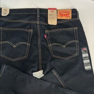 Levi's Men's Dark Blue Slim Straight Jeans